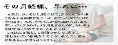 月経　生理　痛　治療　根本　東洋医学